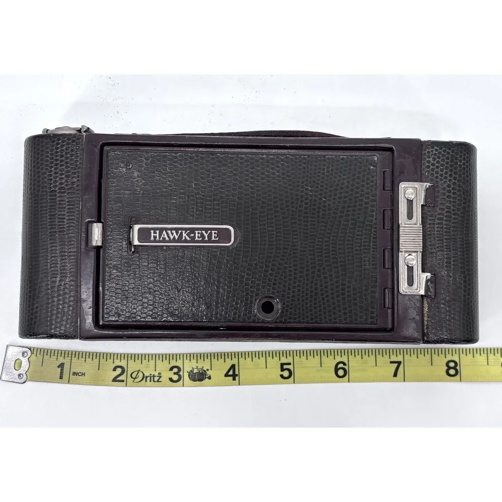 Vintage Kodak Rainbow Hawk-Eye No 2A Folding Special Camera 1930s Film TV Prop